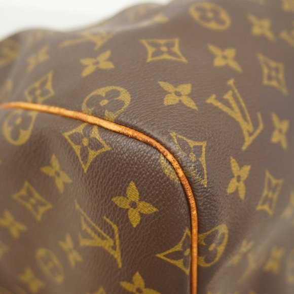 LOUIS VUITTON Authentic Brown Monogram Keepall 55 Boston Bag - Picture 6 of 14